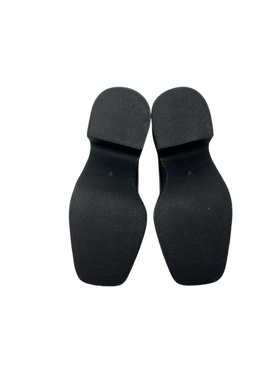 Intentionally Blank Categorial Mary Janes Size 6 Black Leather Square Toe NEW - Picture 10 of 13